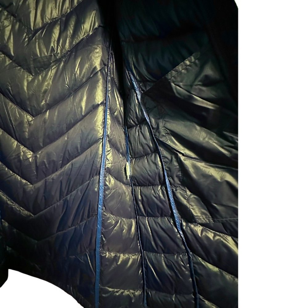 Calvin Klein Women Packable Down - Navy Feather Puff Jacket - Picture 2 of 13